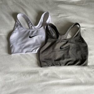 2 Nike DRI-FIT sports bra